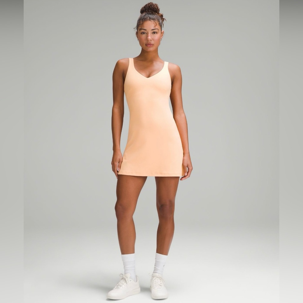 Lululemon Align Dress Peach Bellini Size 2 NWT